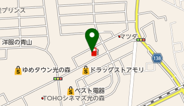 株式会社エムロードDr.Drive光の森SSの地図画像