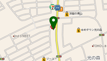 メガネの大宝堂 光の森店の地図画像