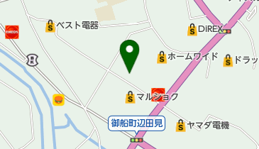 トータルサロンハート御船店の地図画像