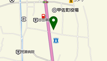 甲佐町役場庁舎 農業研修センターろくじ館の地図画像