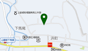 上益城きぼうの家の地図画像
