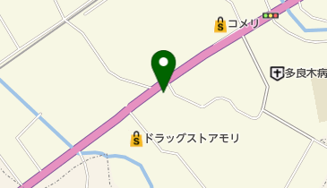 徳田養魚場の地図画像