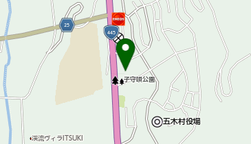 五木村観光情報センターの地図画像