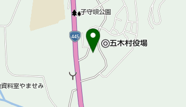 五木村森林組合の地図画像