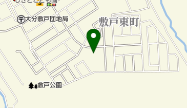 大分市立 敷戸幼稚園の地図画像