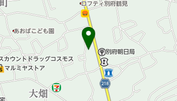 ゆう調剤薬局別府店の地図画像