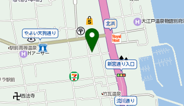 ふぐ政の地図画像