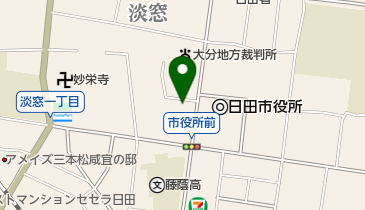 日田労働基準監督署日田総合労働相談コーナーの地図画像