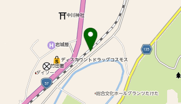 指圧マッサージ手源の地図画像