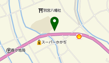 香々地サンウエスタンの地図画像