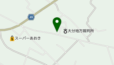 古庄総合法律事務所杵築支部の地図画像