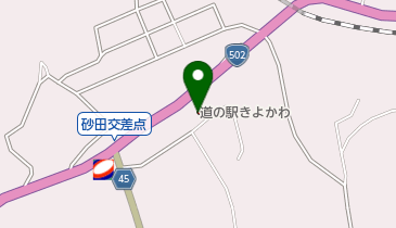 清川村ふるさと物産館の地図画像