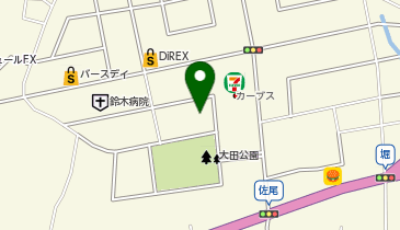 新鮮市場AX日出店の地図画像