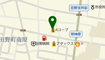 宮崎中央農業協同組合 田野統括支店 管理の地図画像