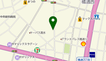 araHAIRの地図画像
