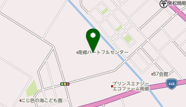 日南市役所 諸施設 南郷ハートフルセンターの地図画像
