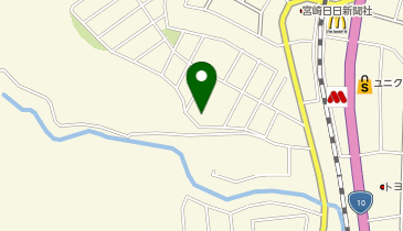 天・竺日向店の地図画像