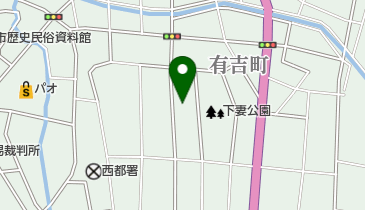 ペット美容室ゆうの地図画像