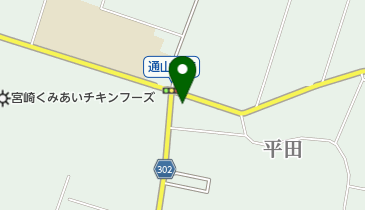 平山商店の地図画像