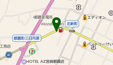 尾鈴荘グループホームおすずの地図画像