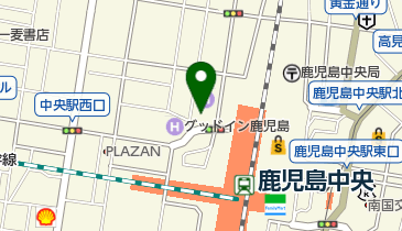 富士学院鹿児島中央校の地図画像