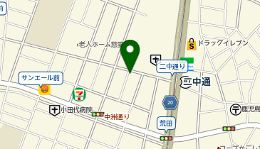 ゆうゆう薬局荒田店の地図画像