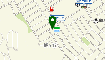 鹿児島市役所 健康福祉局 健康福祉推進部 地域福祉課 桜ヶ丘福祉館の地図画像