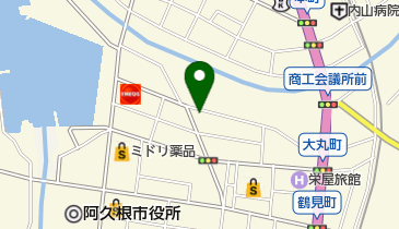 ラウンジ愛夢の地図画像