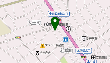 でんきの新林の地図画像