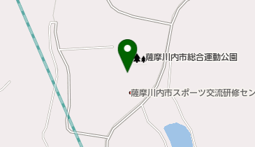 薩摩川内市総合運動公園 薩摩川内市スポーツ交流研修センターの地図画像
