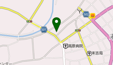 髪かざりの地図画像