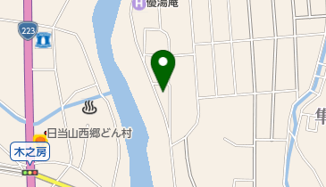 新天降川温泉の地図画像