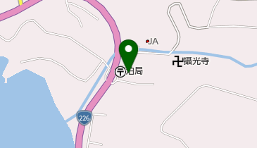 泊公民館の地図画像