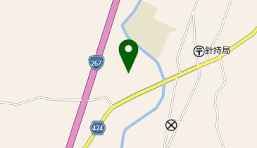 大口市針持土地改良区の地図画像