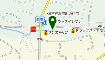 経塚薬局の地図画像