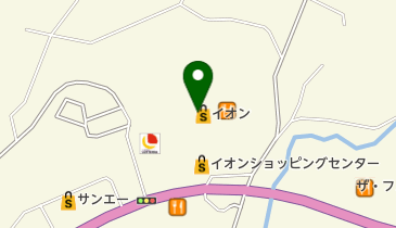 上原クリーニング イオン名護店の地図画像