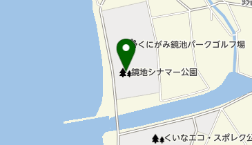 くにがみ鏡地パークゴルフ場の地図画像