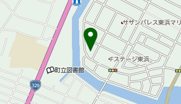 フットサルパーク東浜の地図画像