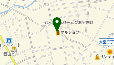 うお華マルショク大畠店の地図画像