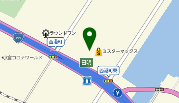 美容ピュア小倉北店の地図画像