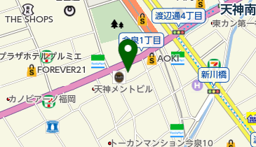 プリマカーラ福岡店の地図画像