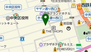 オークリーストア福岡店の地図画像