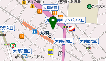 オーリック大橋店の地図画像
