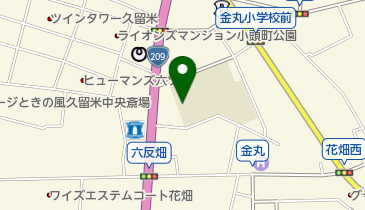 久留米市 金丸校区コミュニティセンターの地図画像