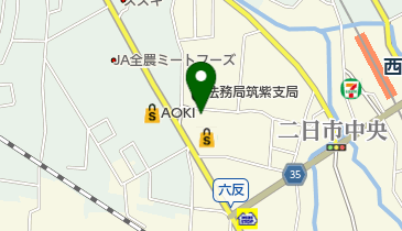 福岡県牛乳協会の地図画像