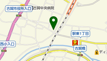 吉田時計眼鏡店の地図画像