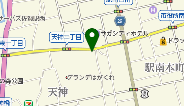 株式会社マイホーム情報不動産佐賀本店 賃貸コンサルティング課の地図画像