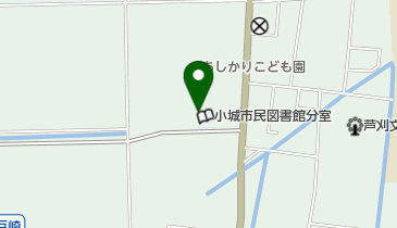 小城市 芦刈公民館の地図画像