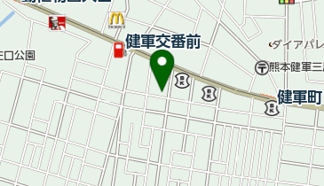 ジェイエスジーウインズサロン健軍の地図画像