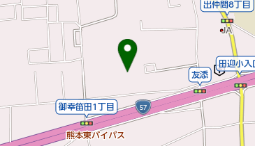 熊本県庁 熊本県在熊機関 熊本県立高等技術専門校の地図画像